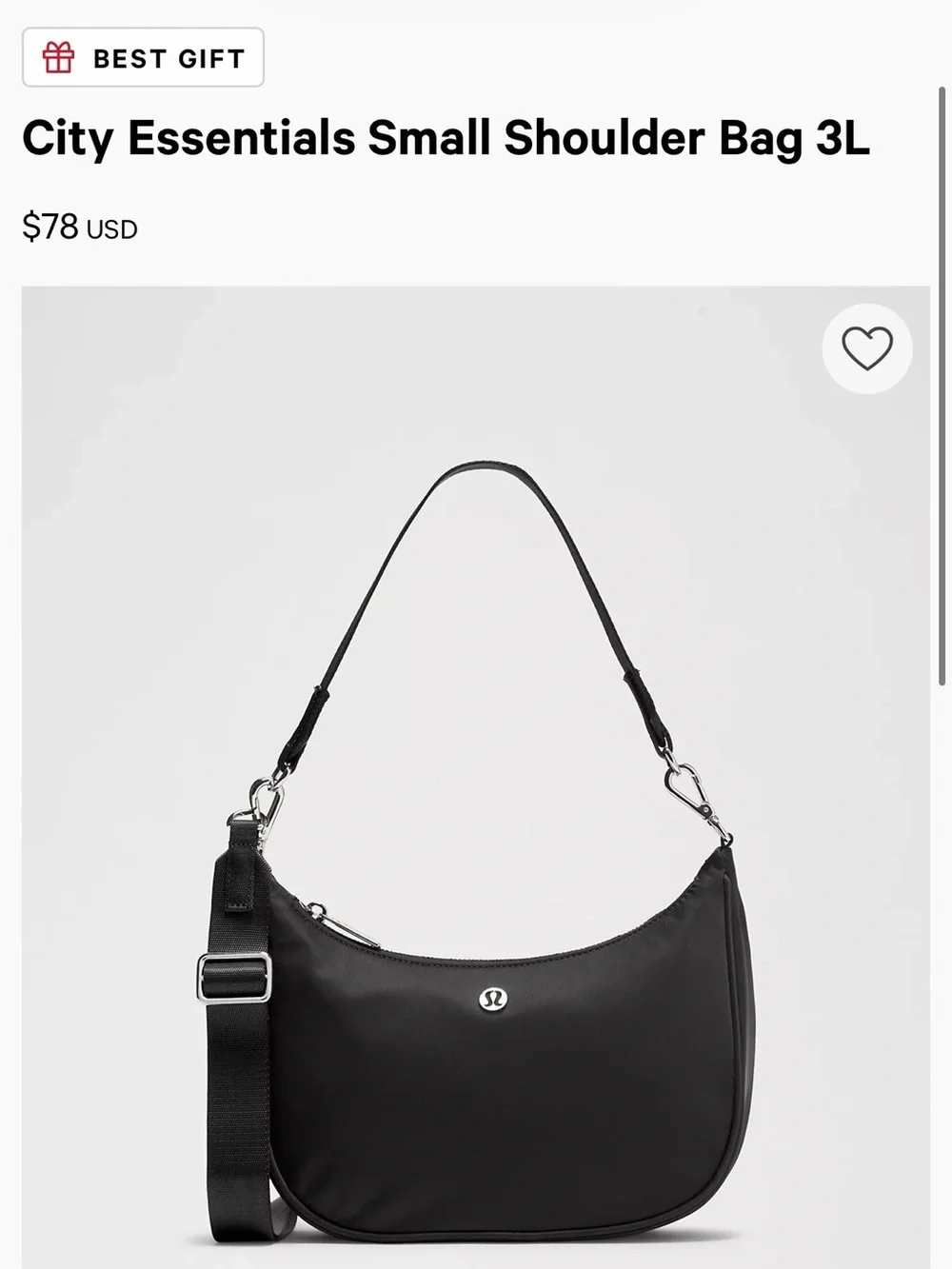 lululemon city bag 3L